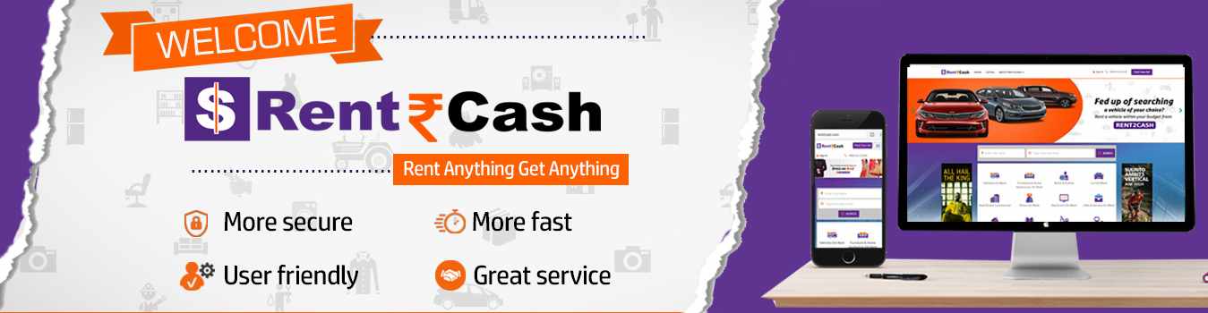 Best rental site in india , rent2cash.com